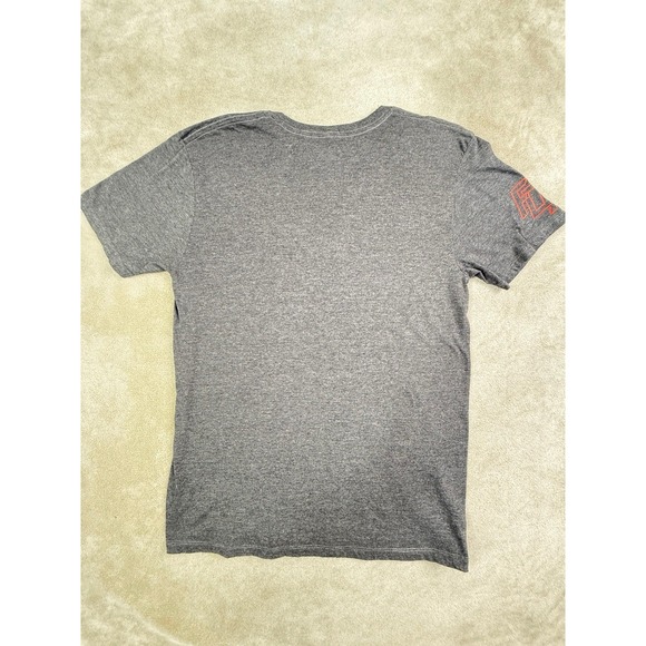 Fox Racing Shirt Mens Size Large Gray Logo Graphic Short Sleeve - Picture 9 of 10